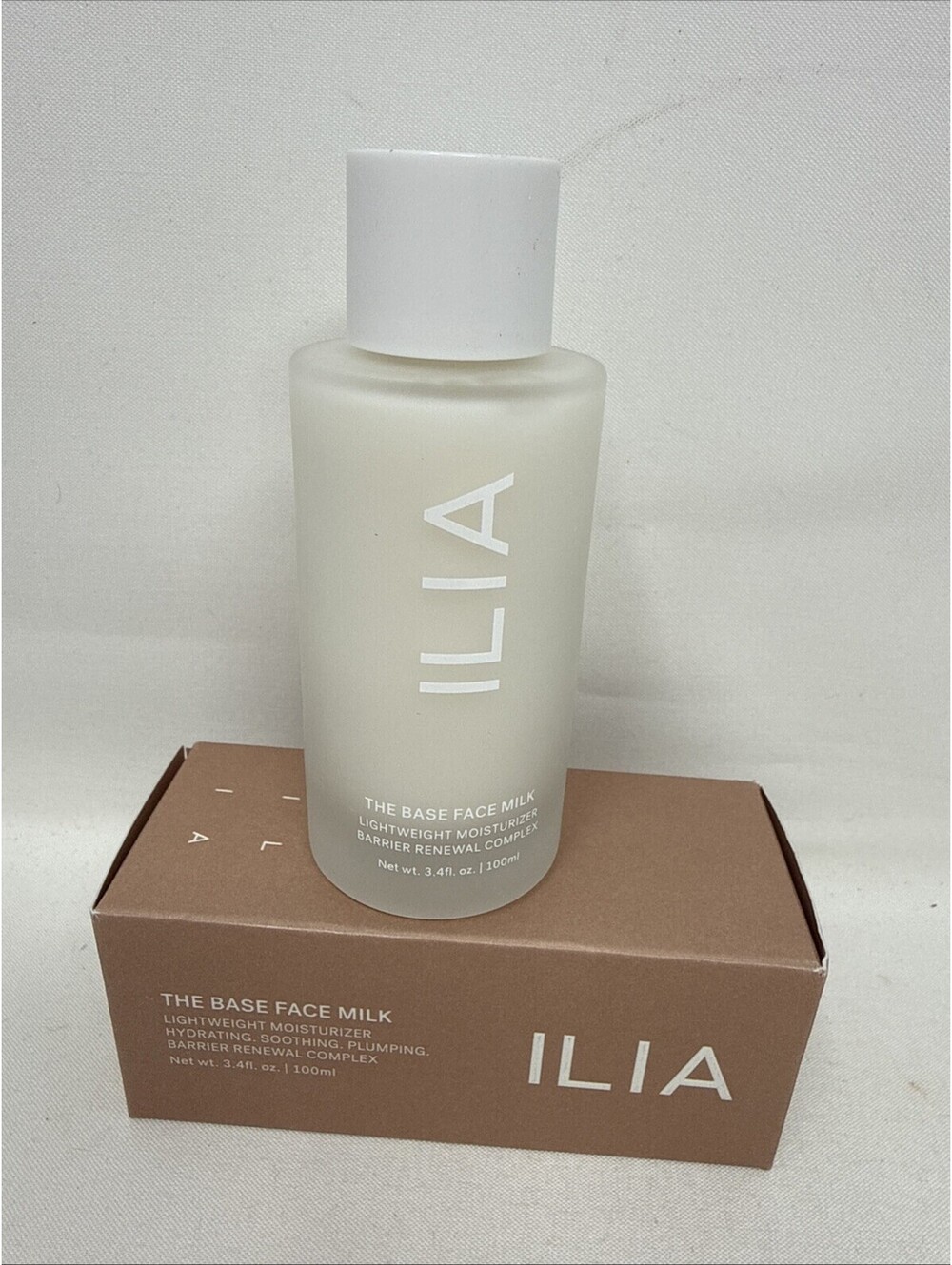 ILIA The Base Face Milk Lightweight Moisturizer 3.4oz Full Size NIB CJ200